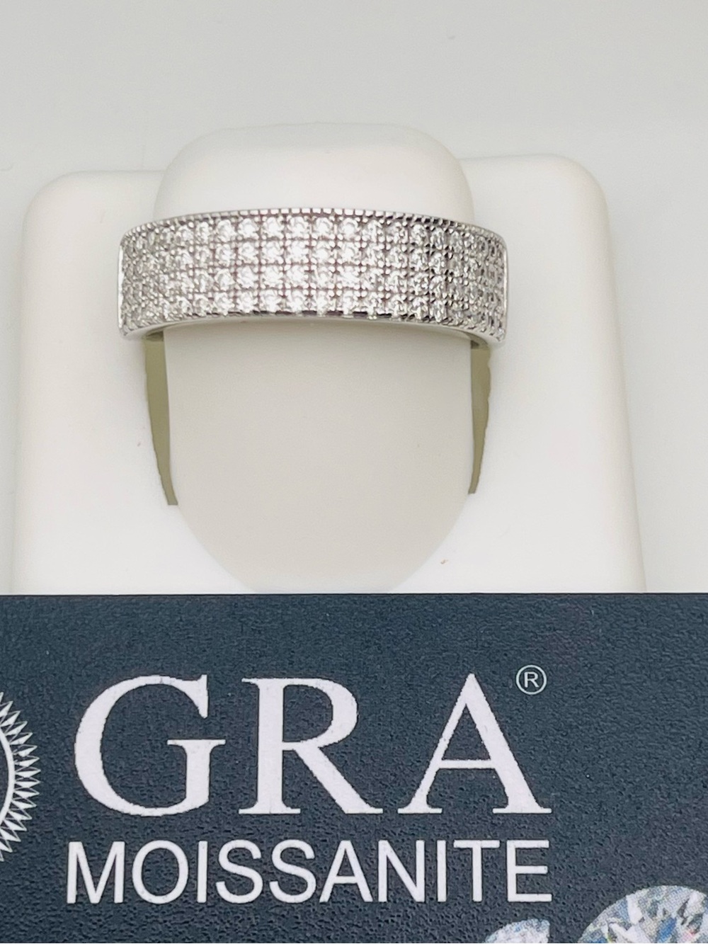 Moissanite silver moissanite ring size 9,10,11